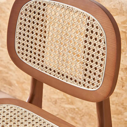 Scandinavian Ash Wood Low Back Bar Stool