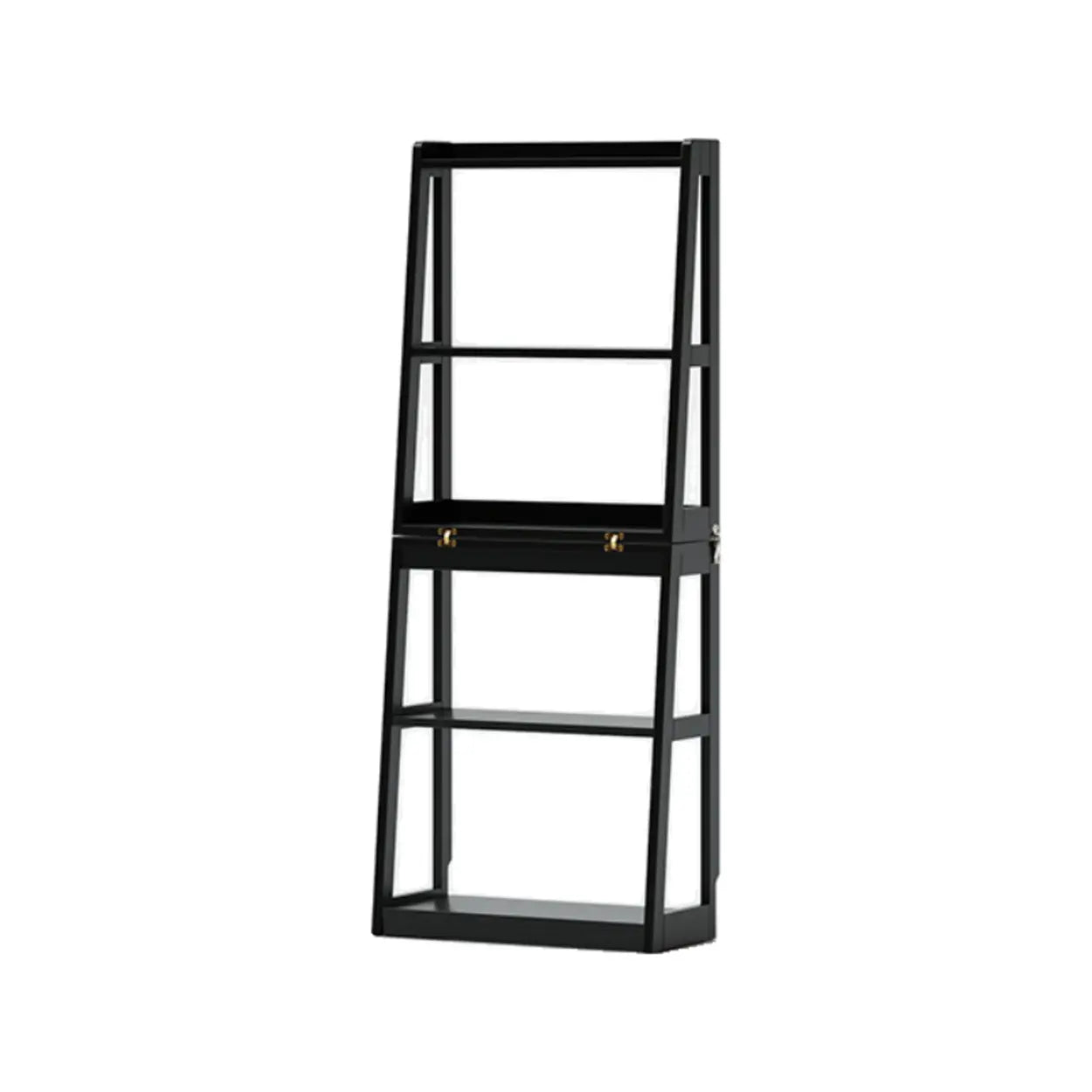 Scandinavian Corner Foldable Wood Ladder Bookshelf