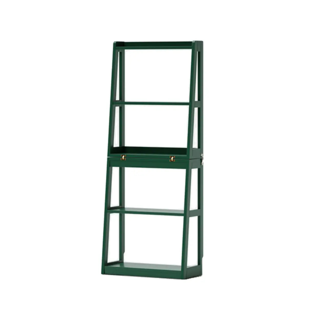 Scandinavian Corner Foldable Wood Ladder Bookshelf