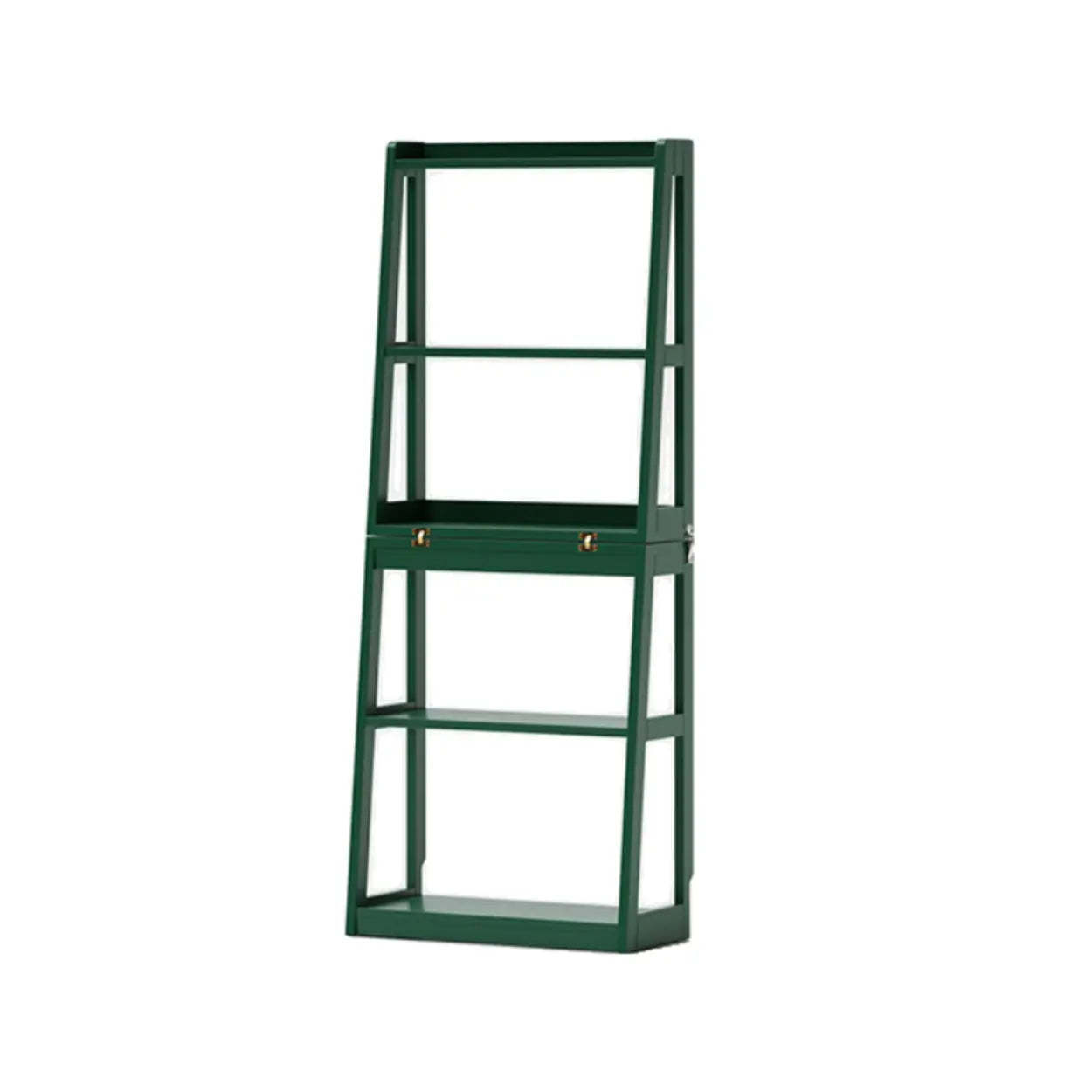 Scandinavian Corner Foldable Wood Ladder Bookshelf