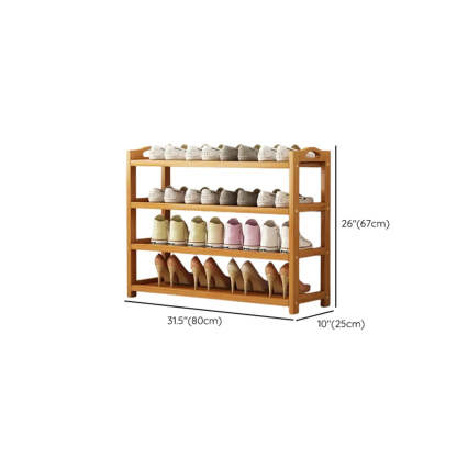 Bamboo Floor Shoe Rack