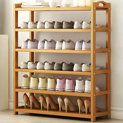 Bamboo Floor Shoe Rack