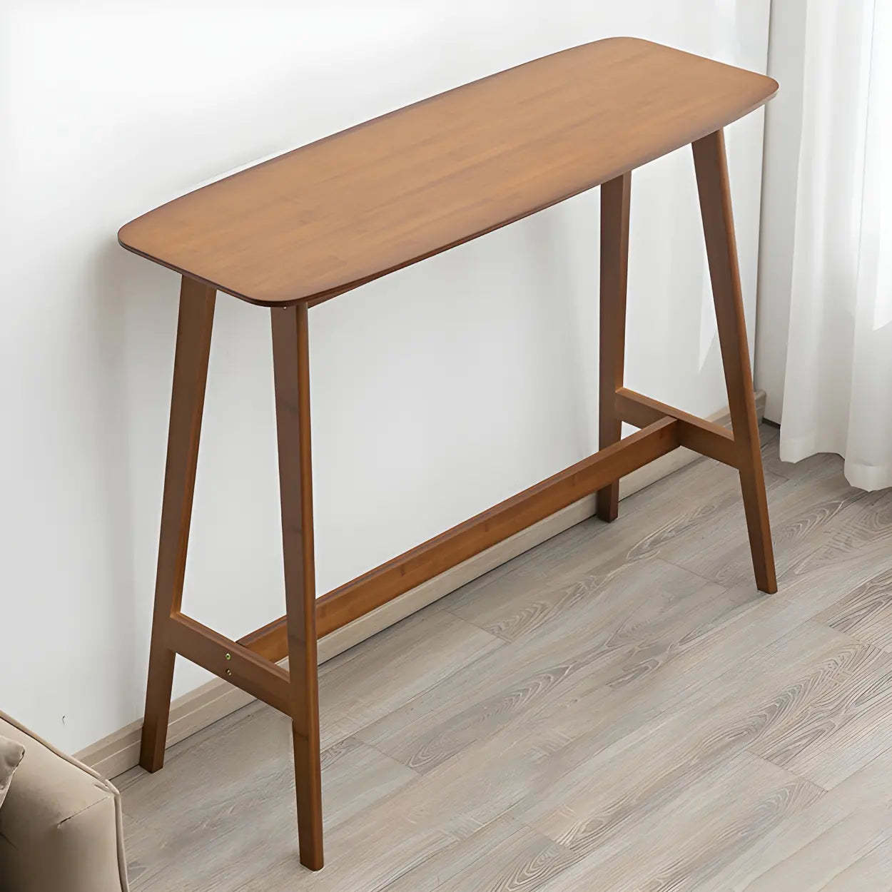 Modern height counter wood bar tables
