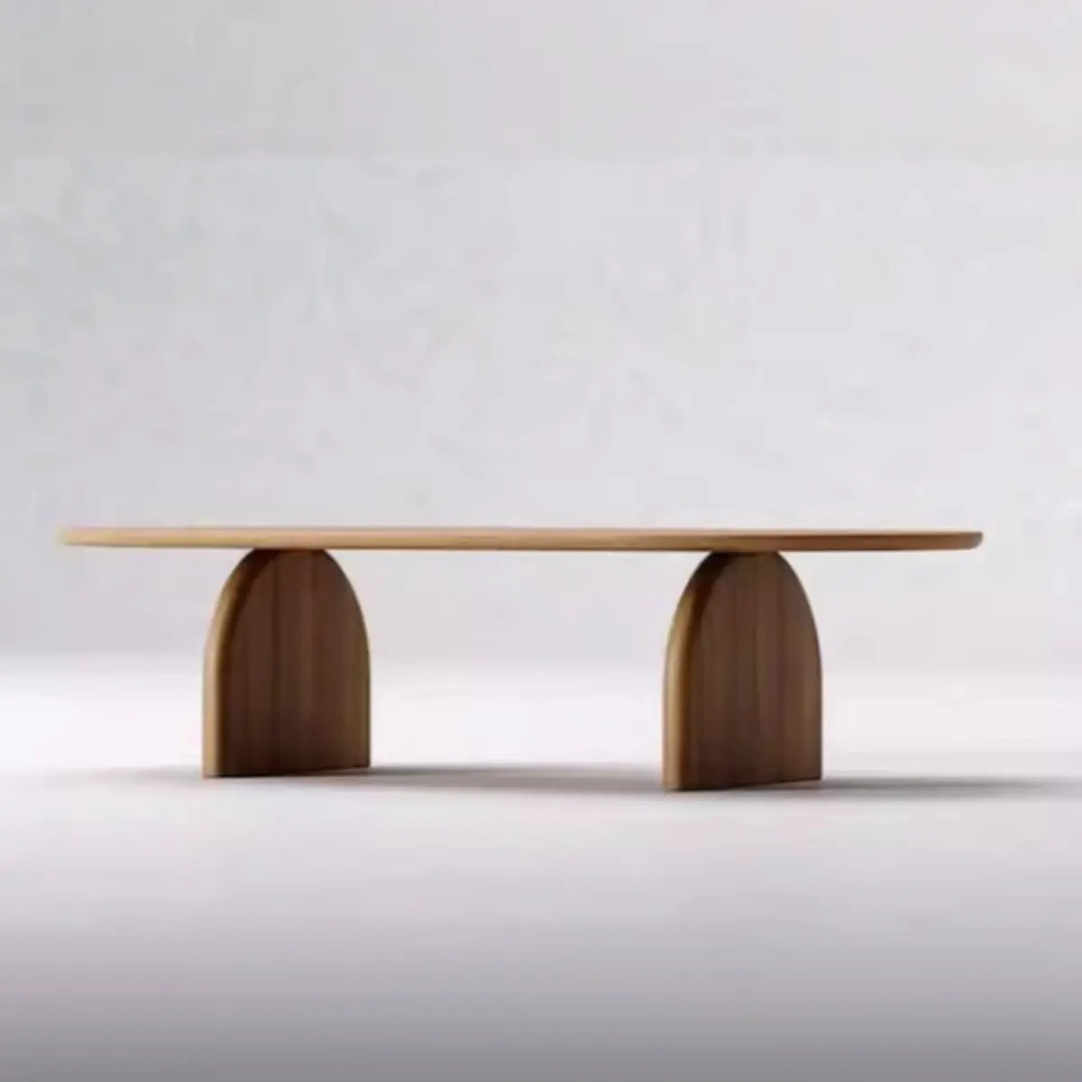 Scandinavian Natural Pine Sled Coffee Table