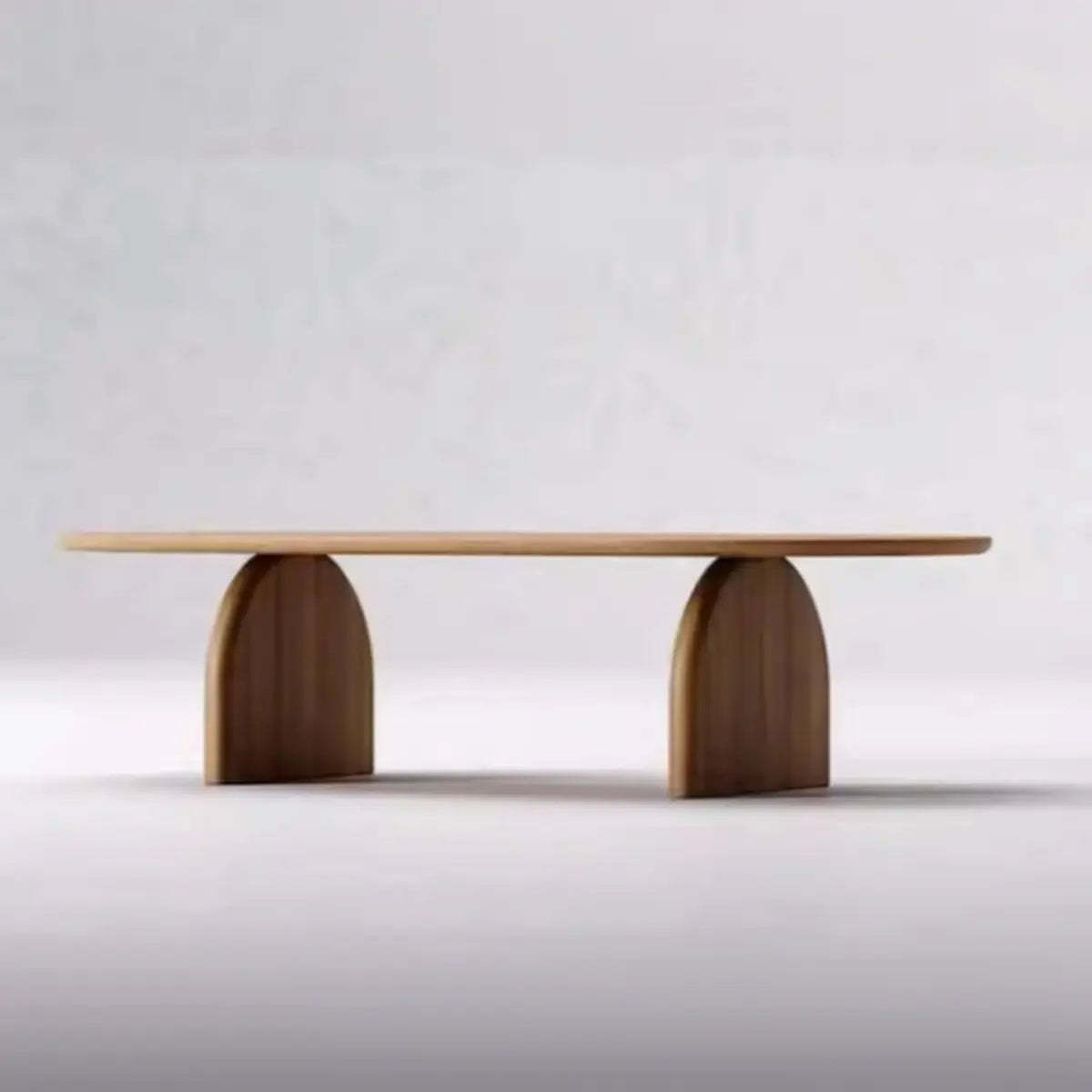 Scandinavian Natural Pine Sled Coffee Table