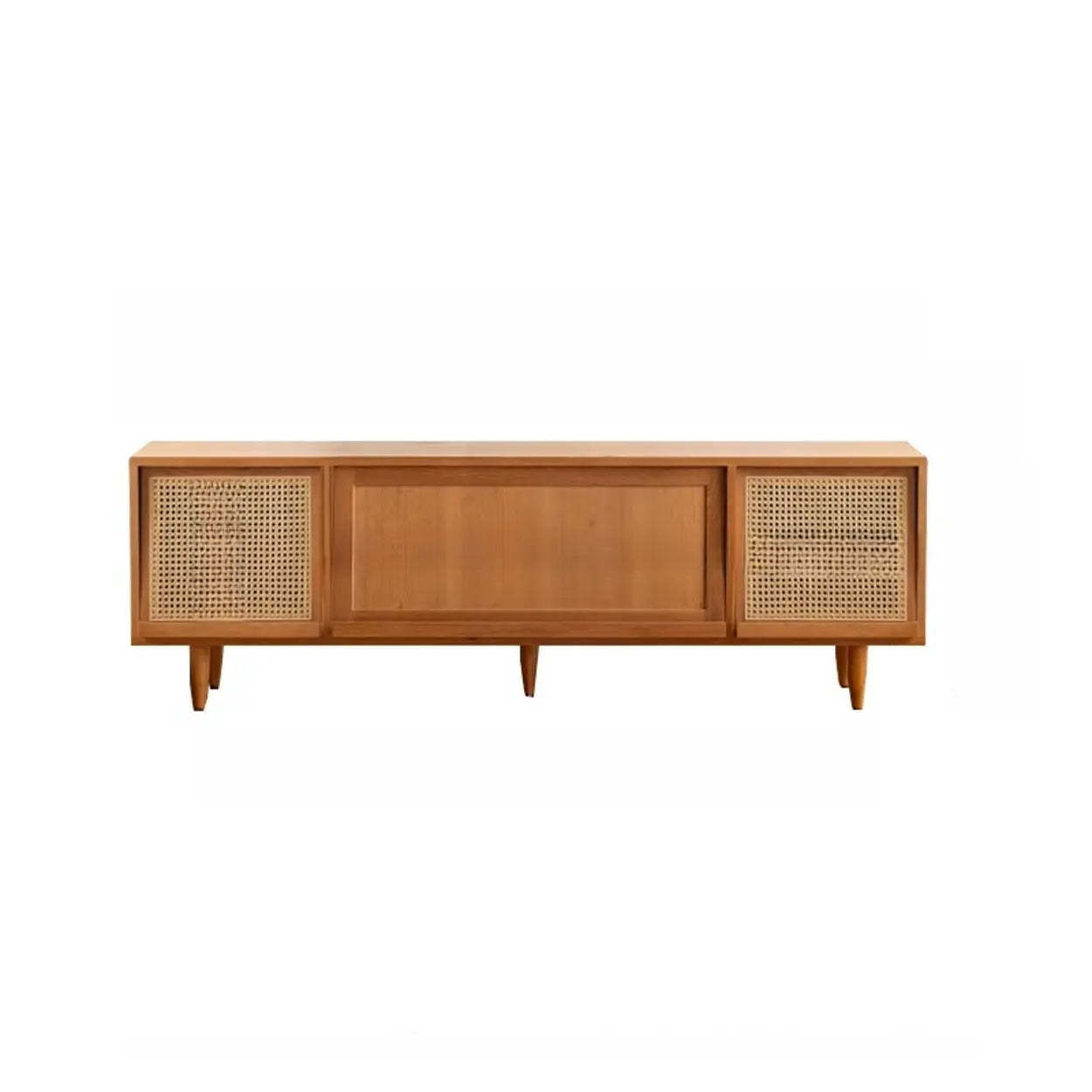 Lighom scandinavian rectangular stand wood tv stands