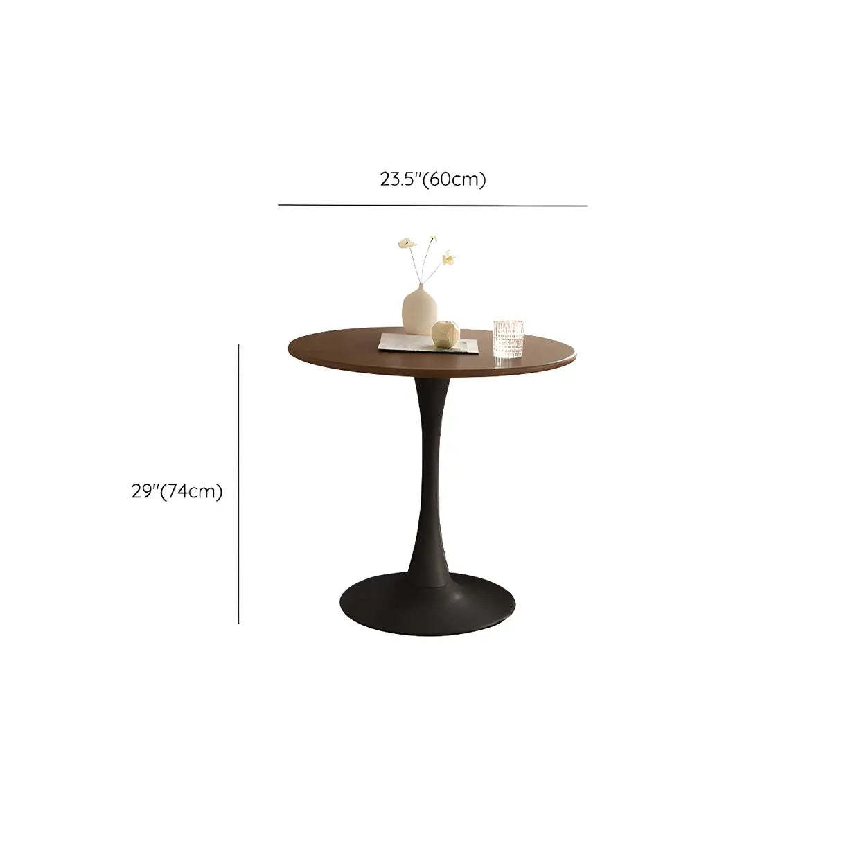 Scandinavian Round Wood Dining Table