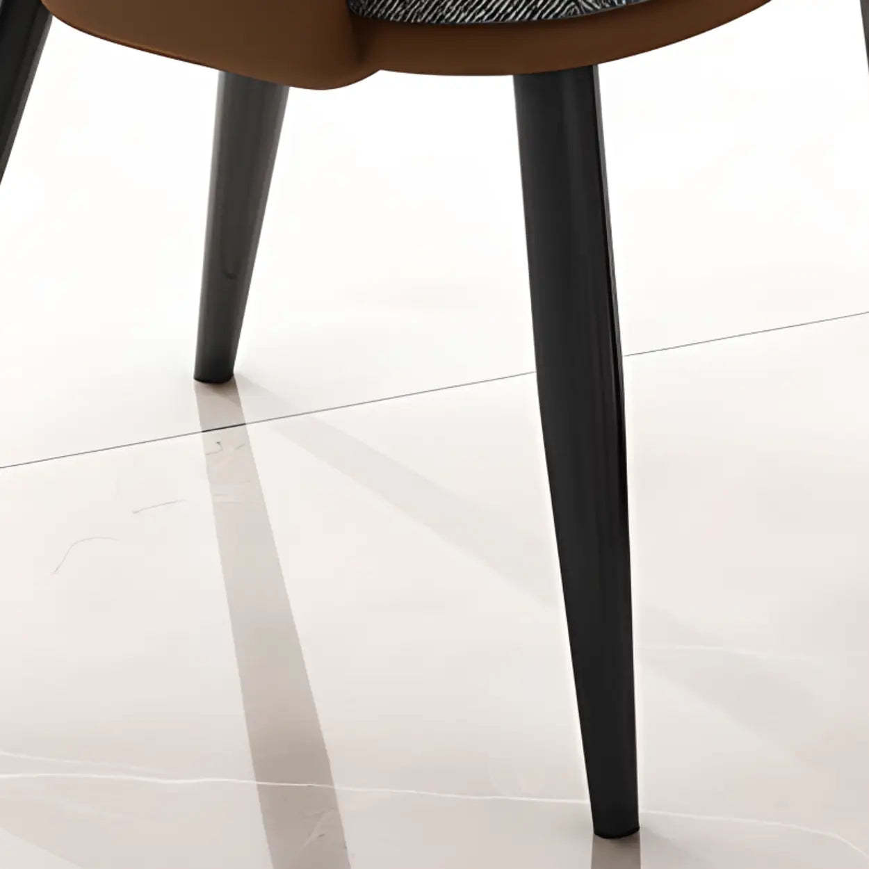 Scandinavian Upholstered Arm Dining Chair