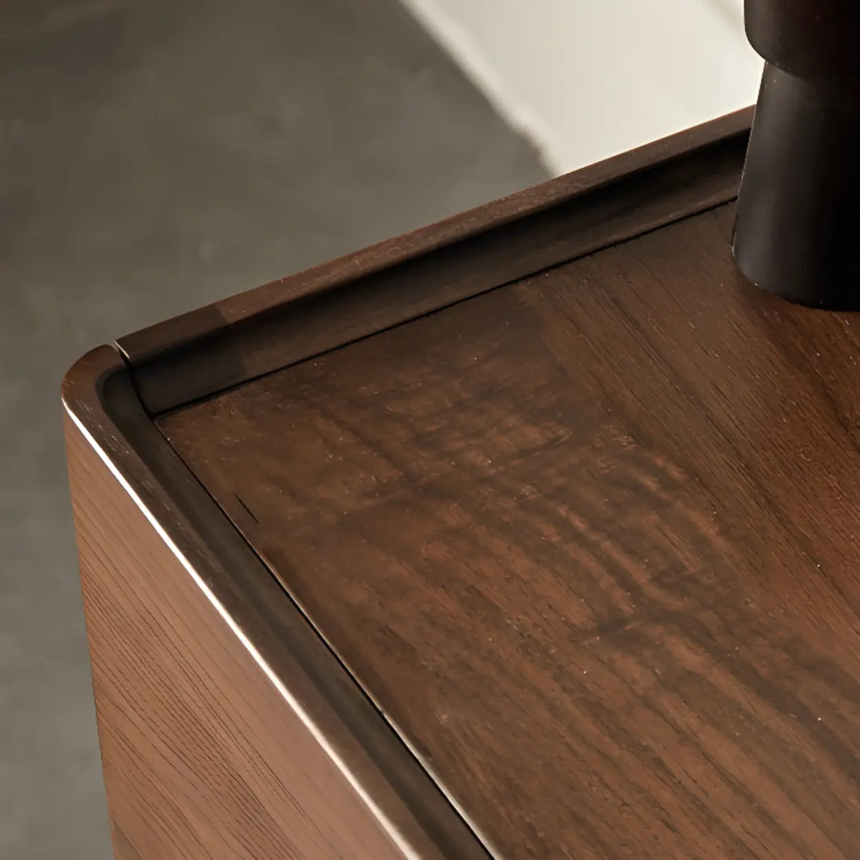 Scandinavian Walnut Sideboard TV Stand with Drawers
