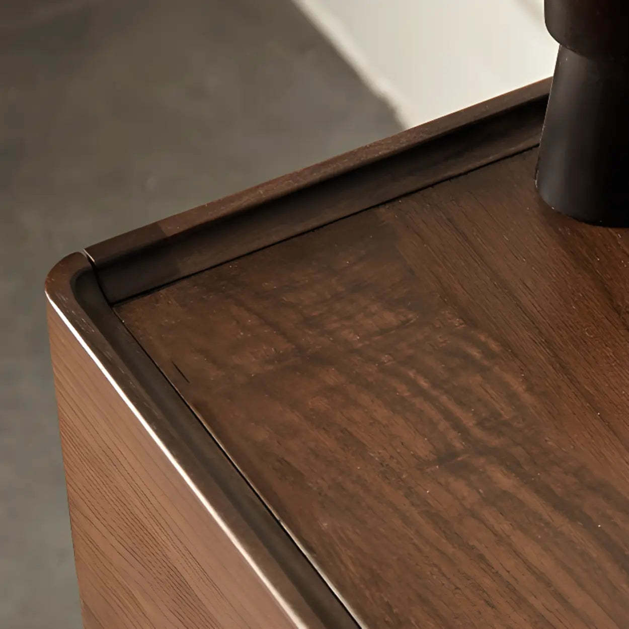 Scandinavian Walnut Sideboard TV Stand with Drawers