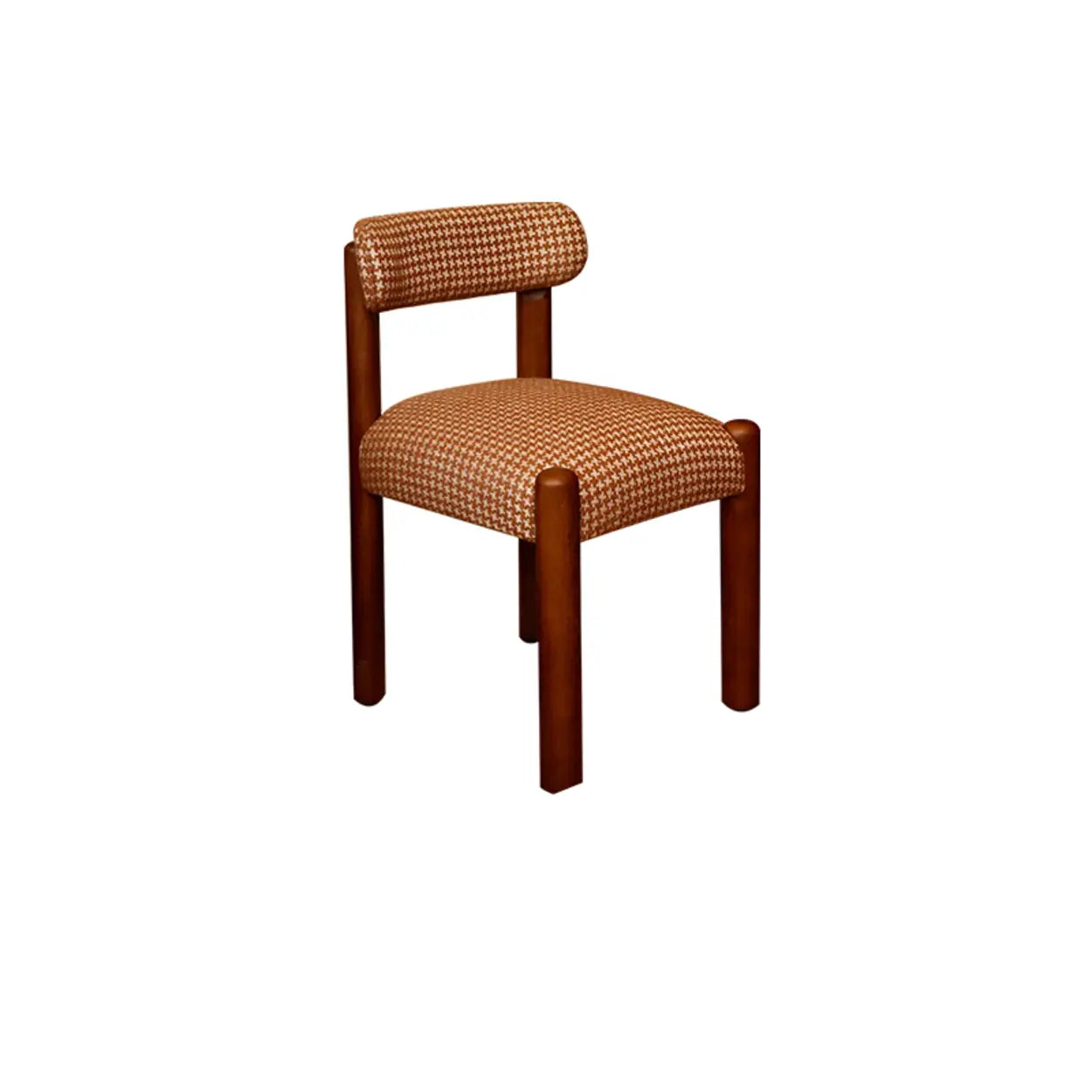 Modern houndstooth wood office chairs