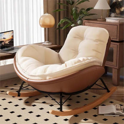 Upholstered Tufted Rocking Chair