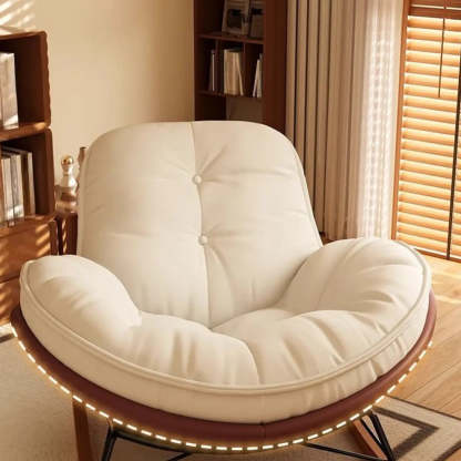 Upholstered Tufted Rocking Chair
