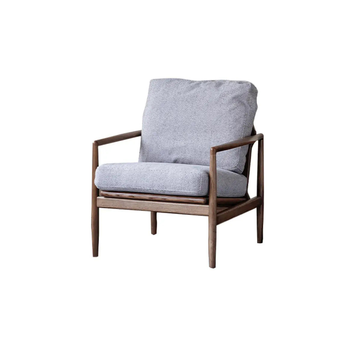Scratch Resistant Leather Cushion Back Arm Chair