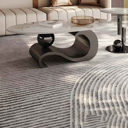 Stone Oval Abstract Coffee Table