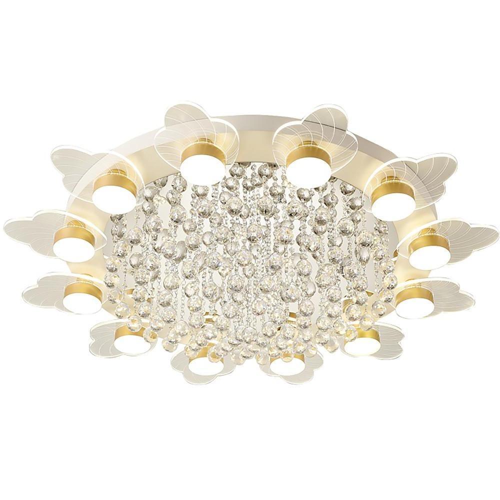 8-light Flower Design LED Nordic Ceiling Lights Flush Mount Lighting-Lighom