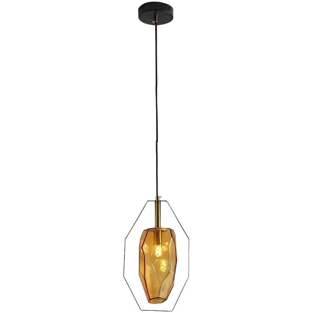 Metal Glass LED Nordic Kitchen Island Pendant