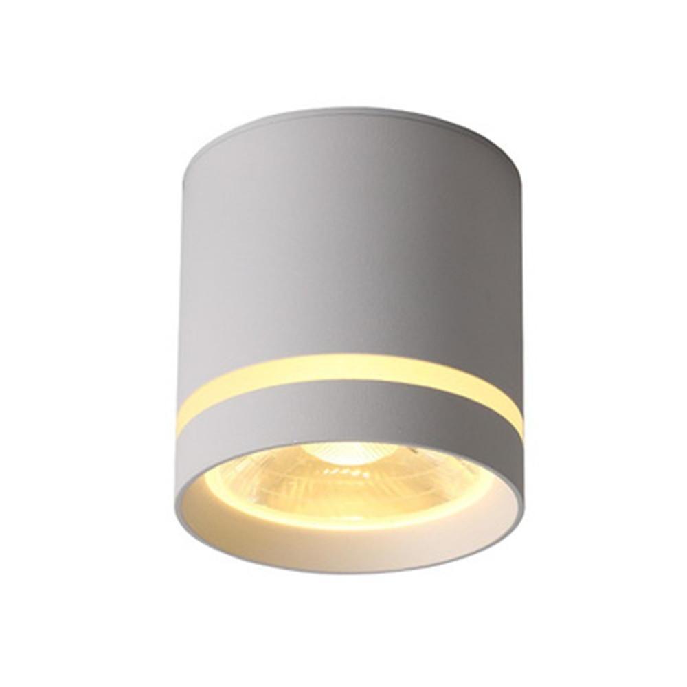 Cylindrical LED Modern Flush Mount Light