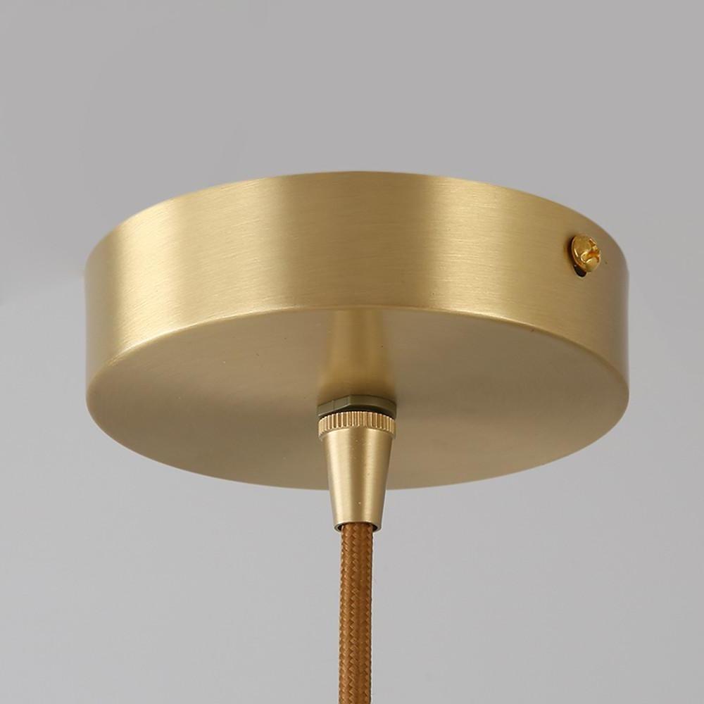 Circle LED Gold Modern Pendant Light Hanging Lamp Island Lights Chandelier-Lighom