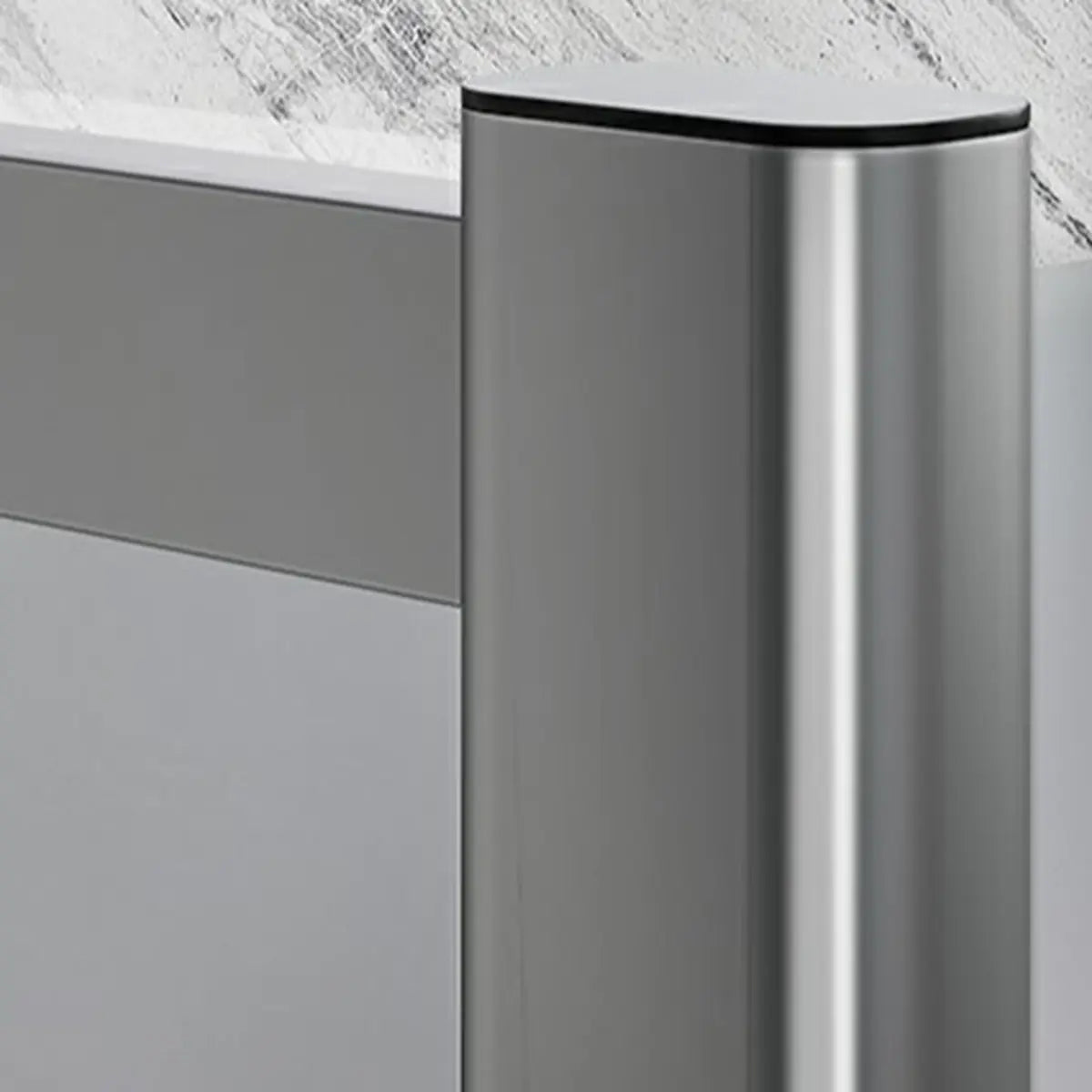 Silver Stainless Steel Baker's Rack with Microwave Shelf