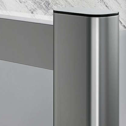 Silver Stainless Steel Baker's Rack with Microwave Shelf