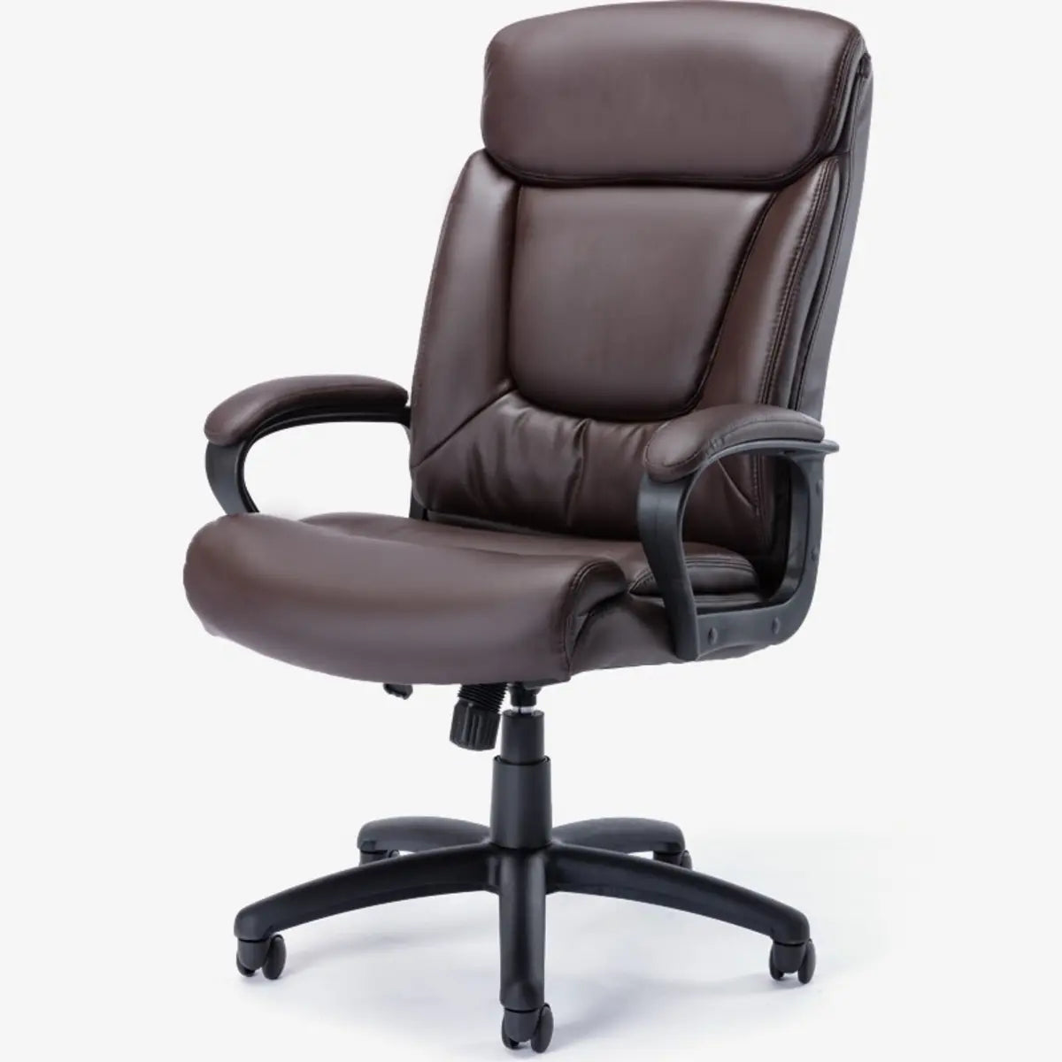 Simple Black Adjustable Ergonomic Leather Office Chair