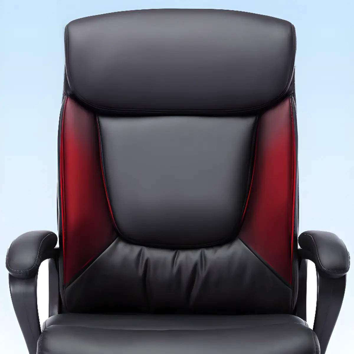 Simple Black Adjustable Ergonomic Leather Office Chair