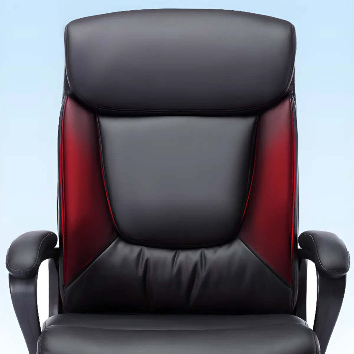 Simple Black Adjustable Ergonomic Leather Office Chair