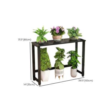 Simple Black Metal Waterproof Plant Stand