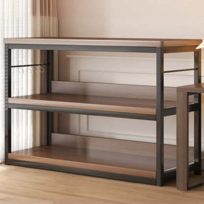 Steel Open-Back Vertical Bookshelf