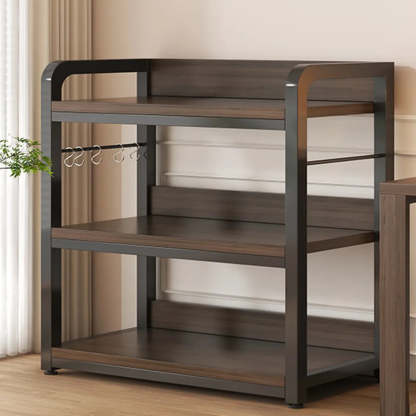 Steel Open-Back Vertical Bookshelf