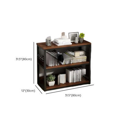 Steel Open-Back Vertical Bookshelf
