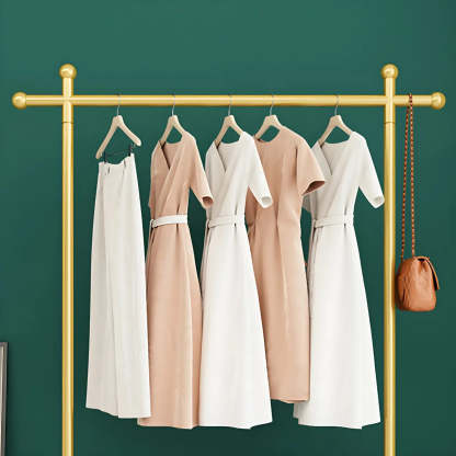Luxury rolling home hall trees & coat racks in metal — 37.4"L x 15.7"W x 66.9"H