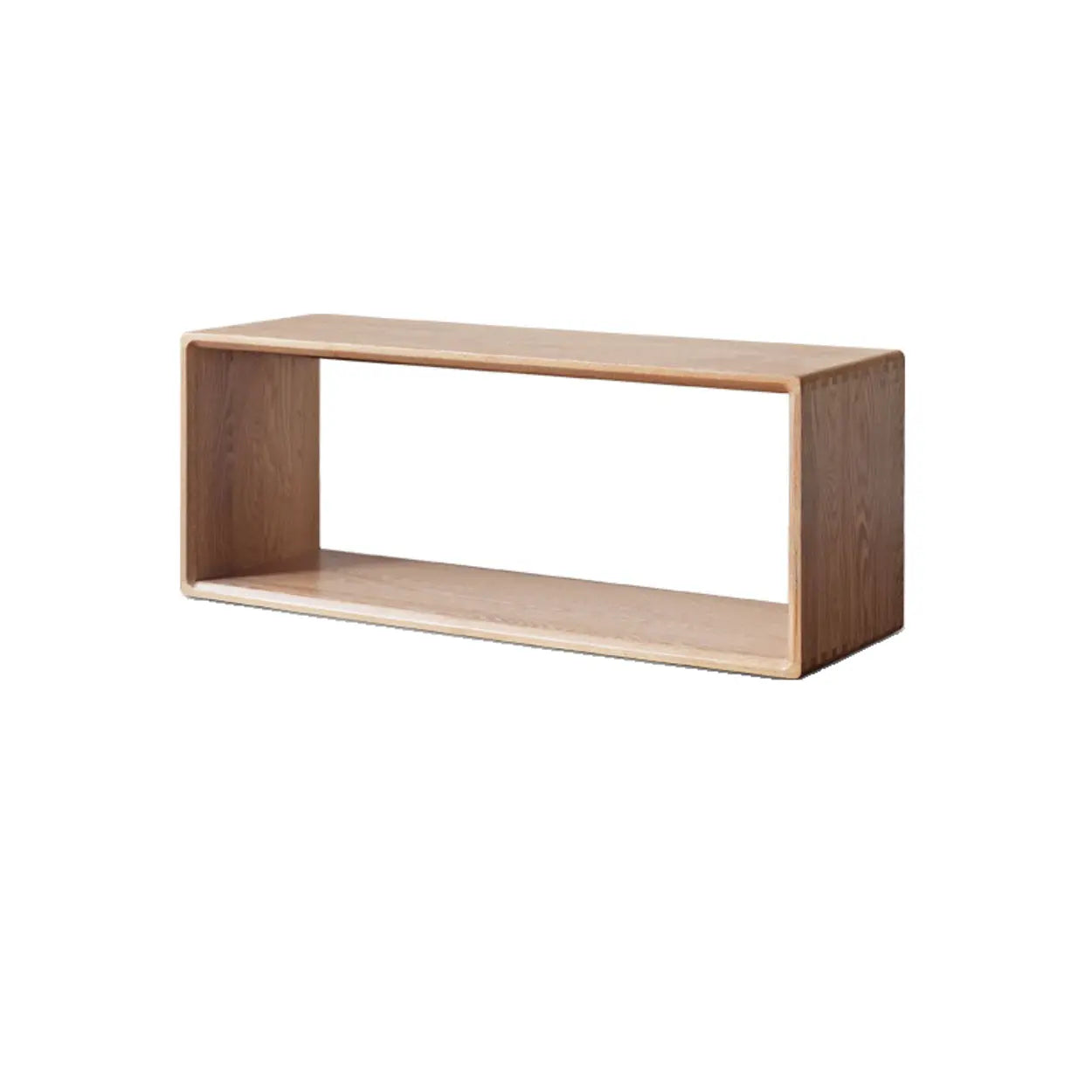Modular Wooden Cube Storage Bookcase — Natural Finish