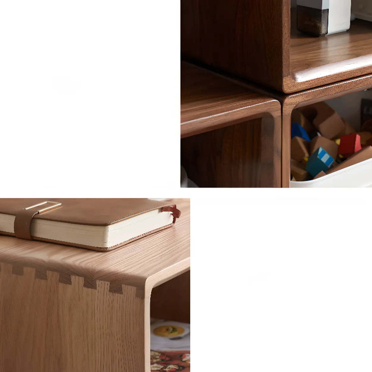 Modular Wooden Cube Storage Bookcase