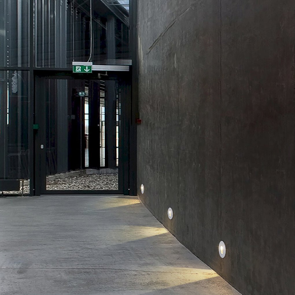 Round Square LED Modern Waterproof Outdoor Step Lights Stairway Sconces-Lighom