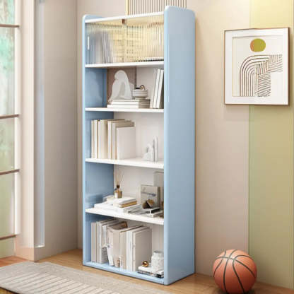 5-Tier Wood Vertical Bookcase