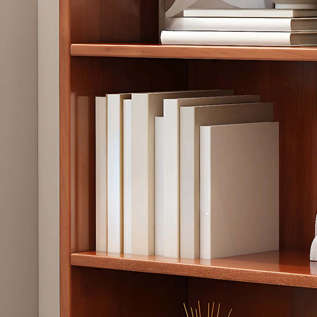 5-Tier Wood Vertical Bookcase