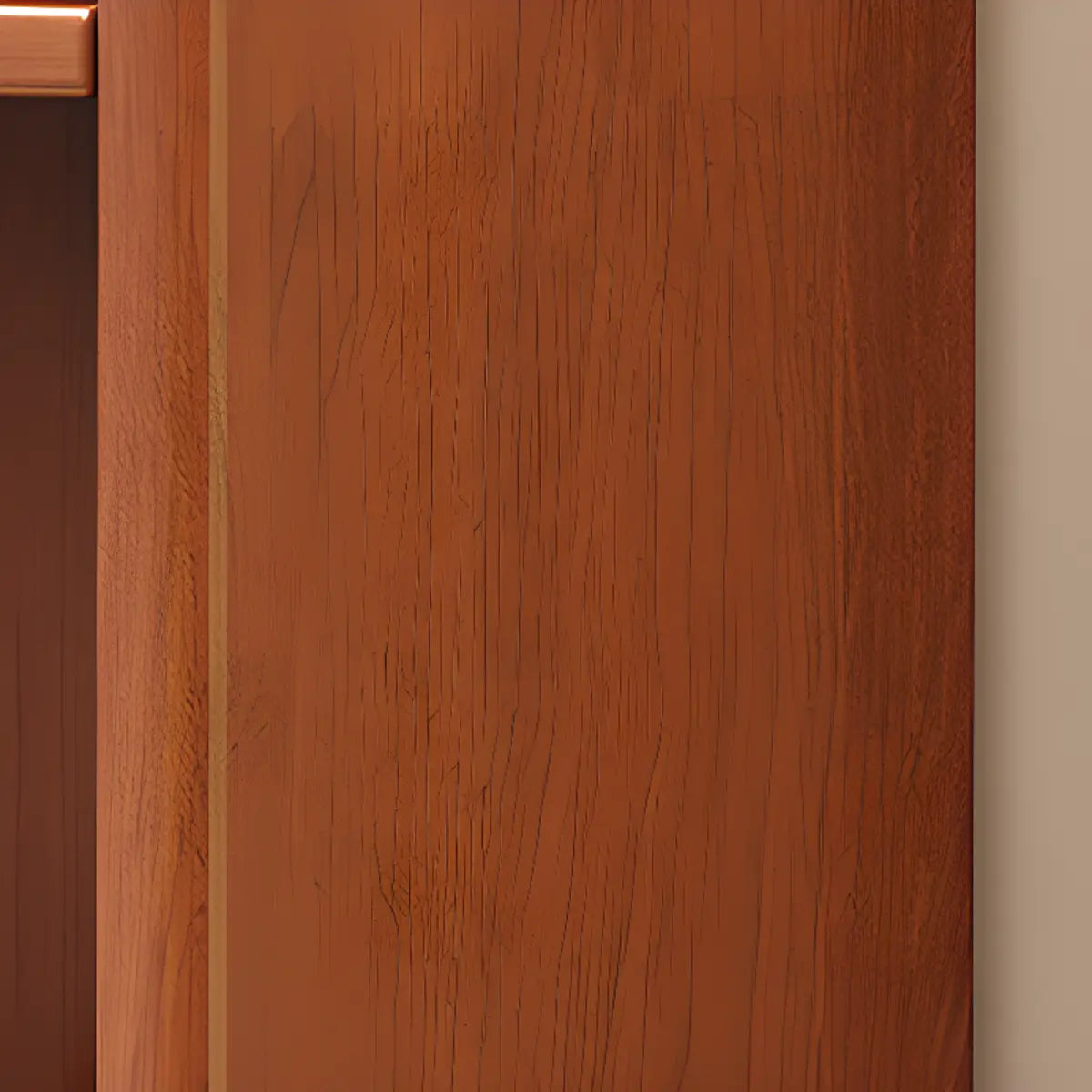 5-Tier Wood Vertical Bookcase