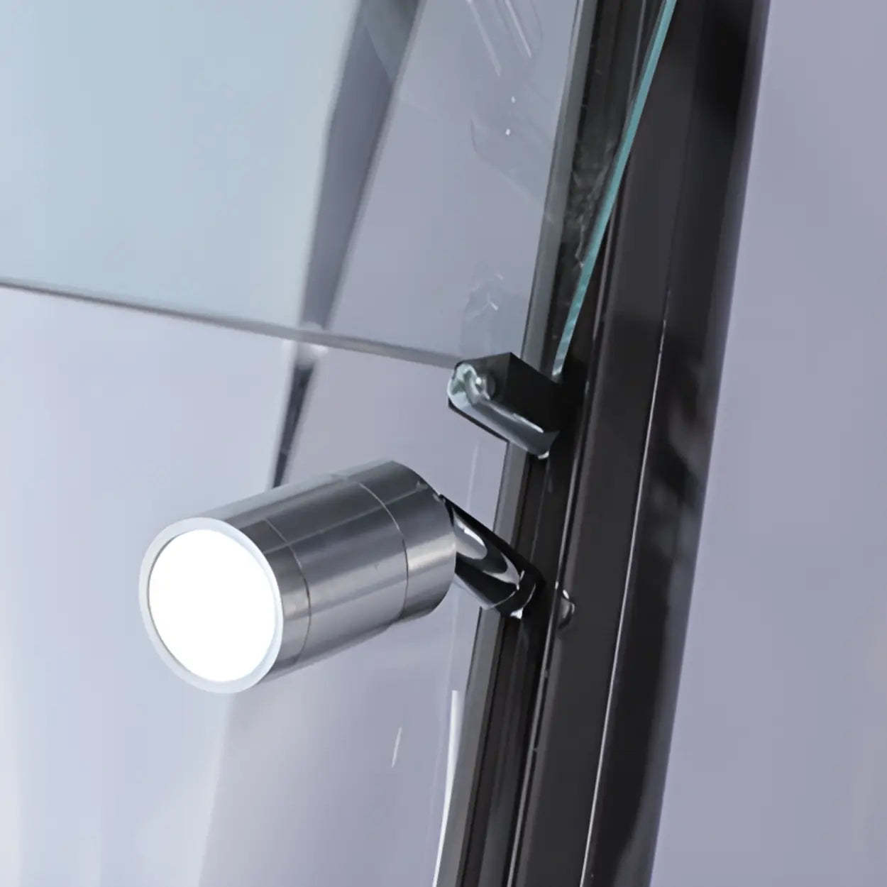 Clear Glass Rectangular Floor Display Cabinet — 4