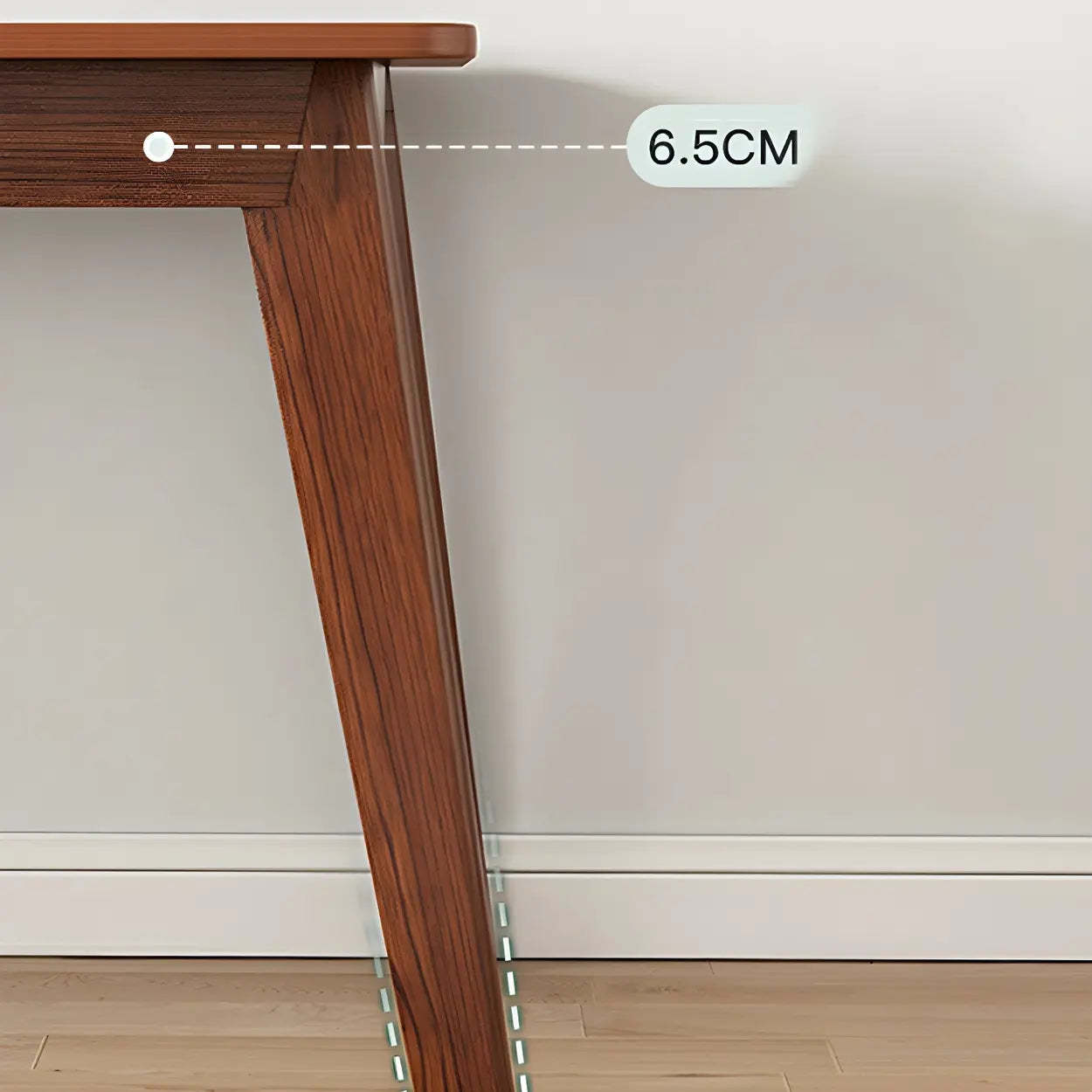 Simple Rectangular Wood Double Writing Desk