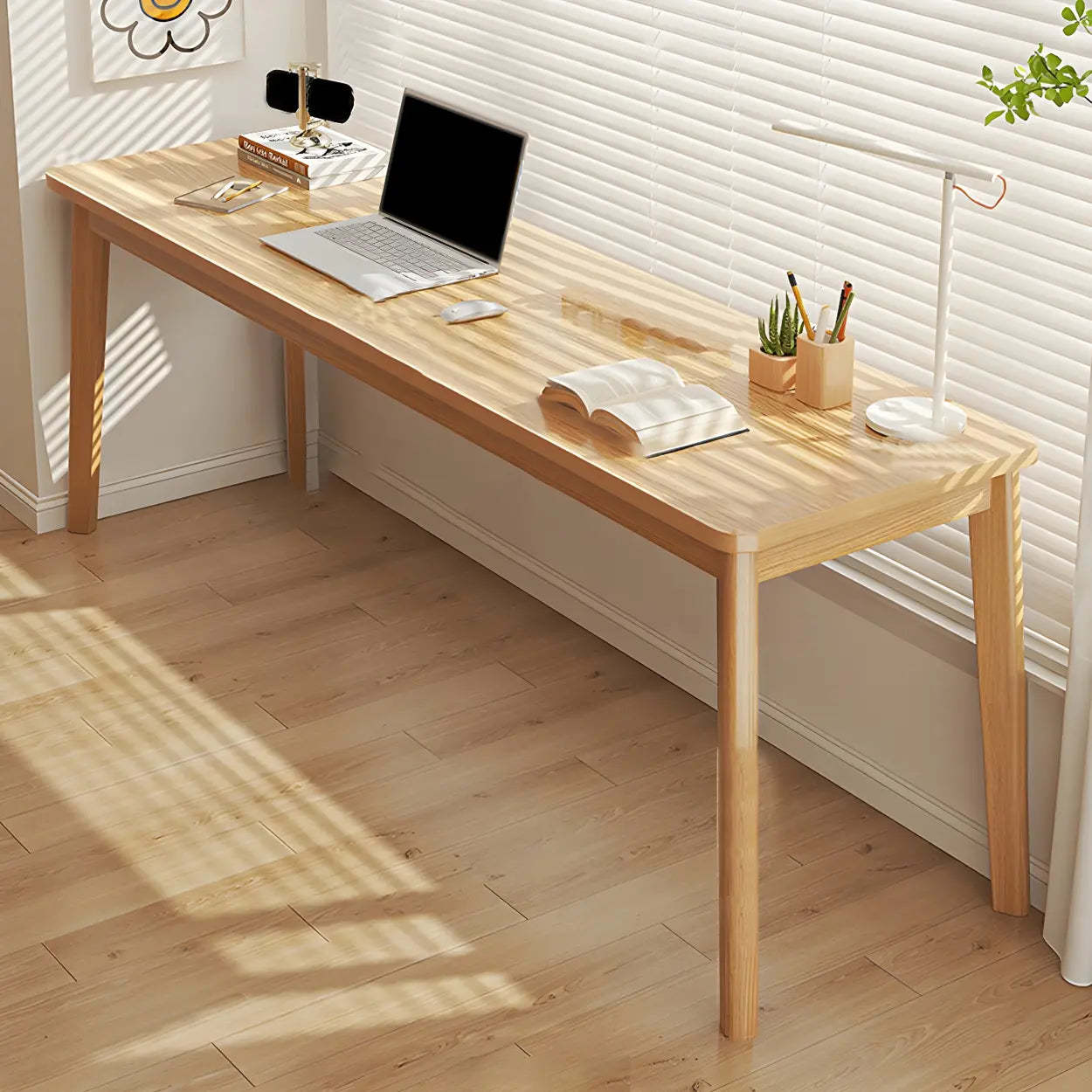Wooden Long Double Writing Desk