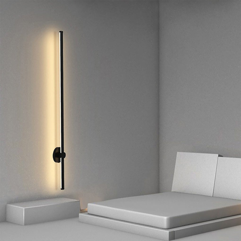 Simple Rotatable Three-color Dimming LED Wall Lamp for Living Room Background Wall-Lighom