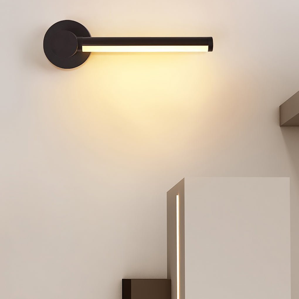 Simple Rotatable Three-color Dimming LED Wall Lamp for Living Room Background Wall-Lighom