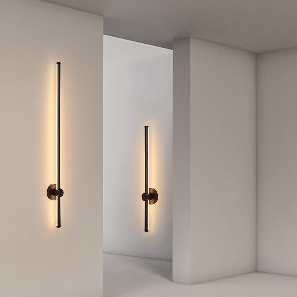 Simple Rotatable Three-color Dimming LED Wall Lamp for Living Room Background Wall-Lighom