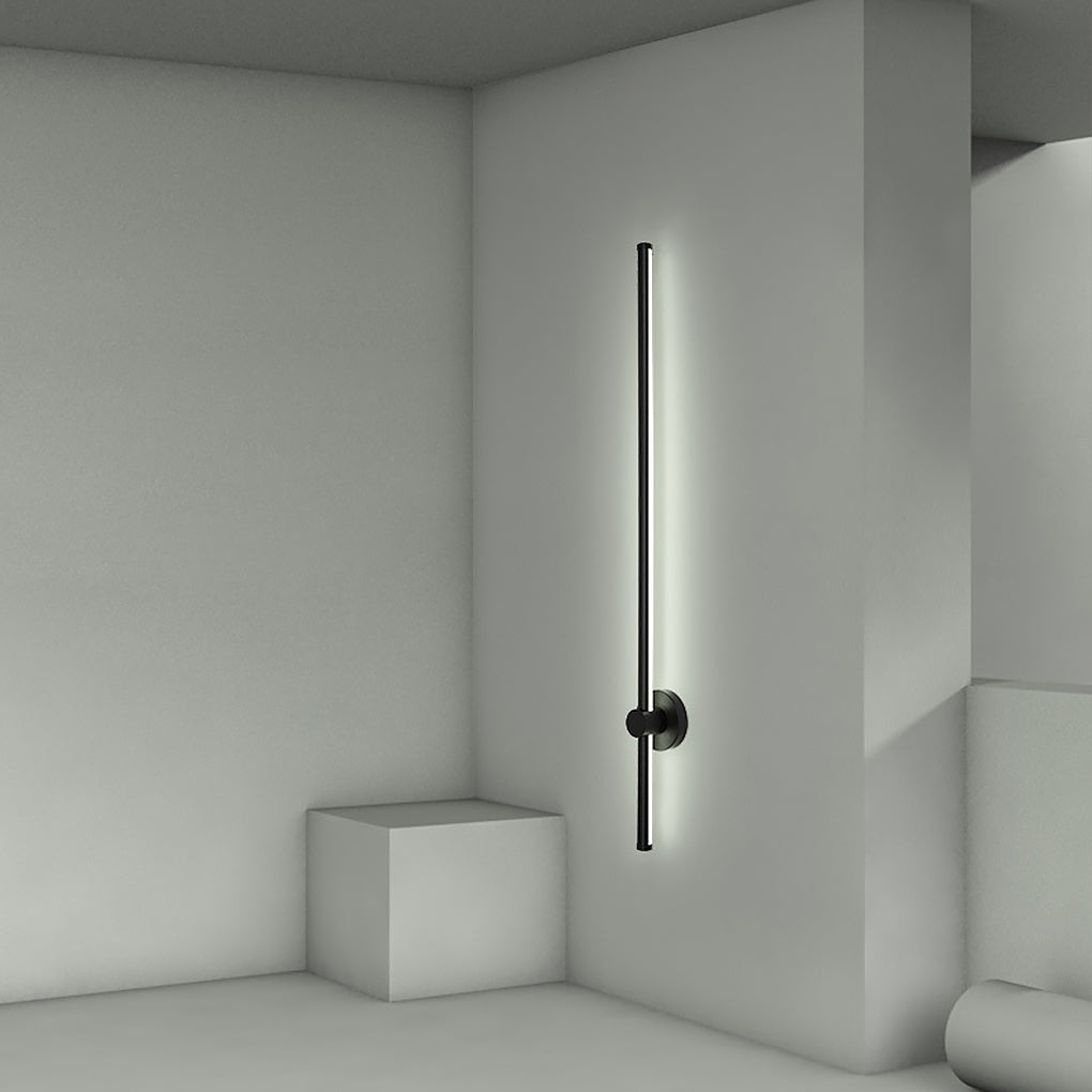Simple Rotatable Three-color Dimming LED Wall Lamp for Living Room Background Wall-Lighom