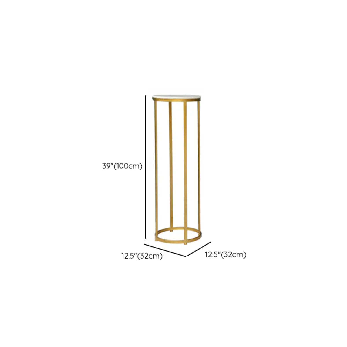 Stand plant gold end & side tables