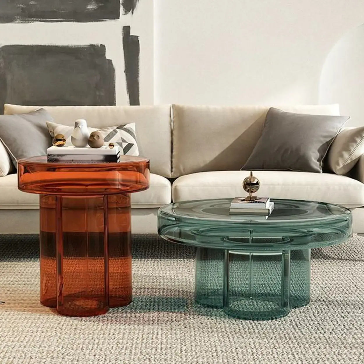 Glass Round Coffee Table