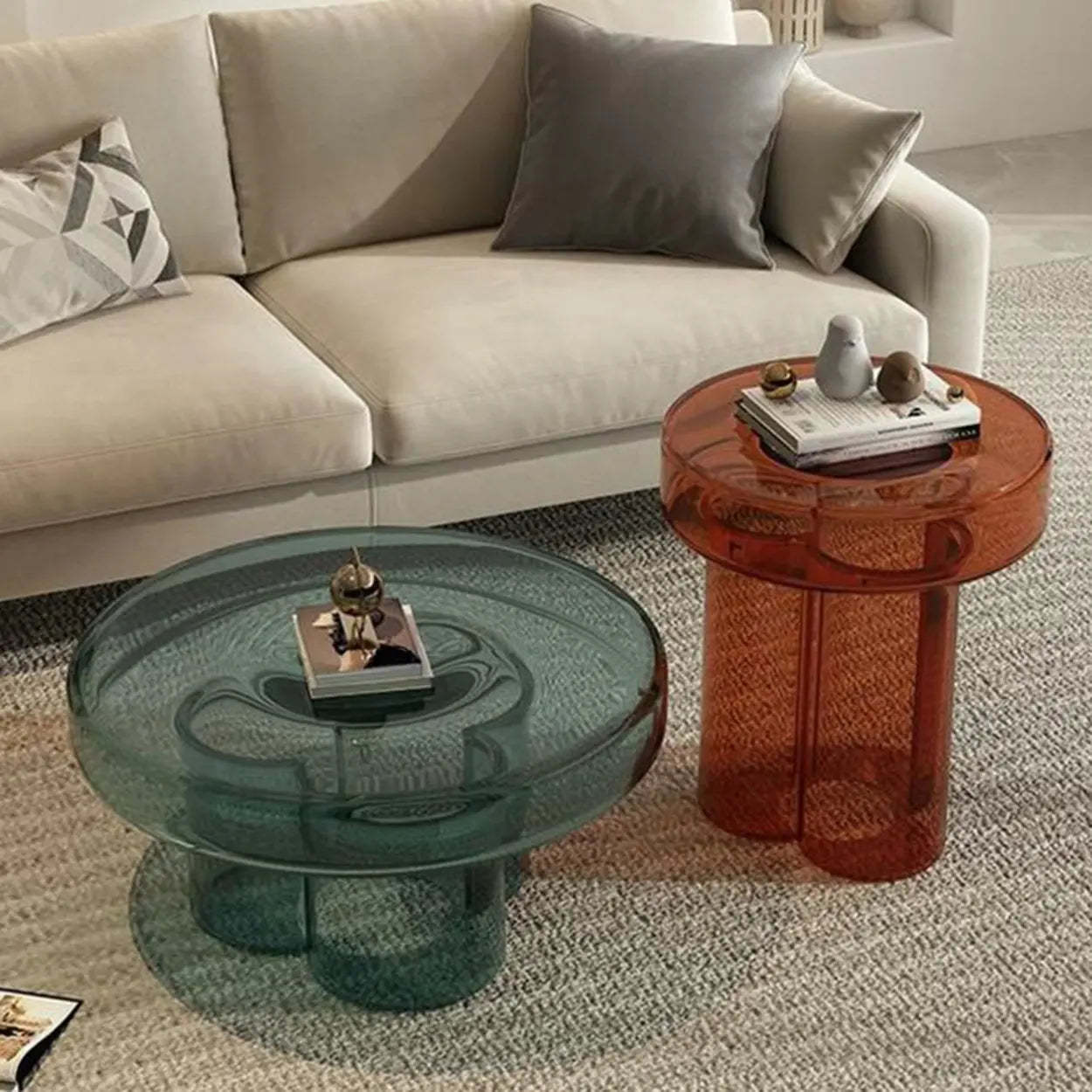 Glass Round Coffee Table