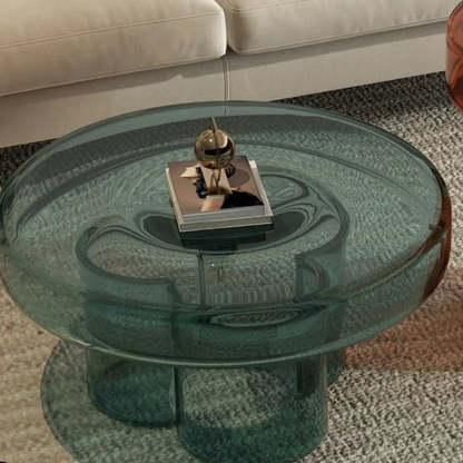 Glass Round Coffee Table